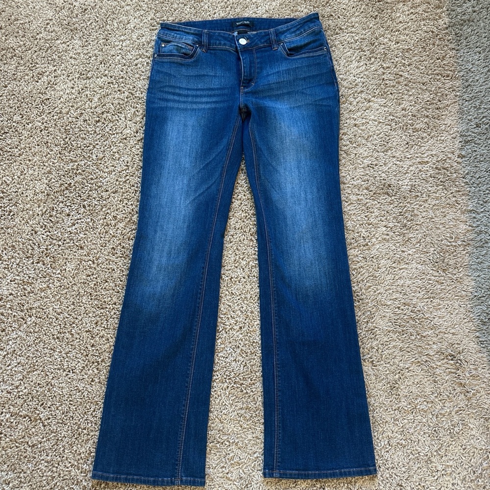 White House Black Market Blue Boot Cut Jeans